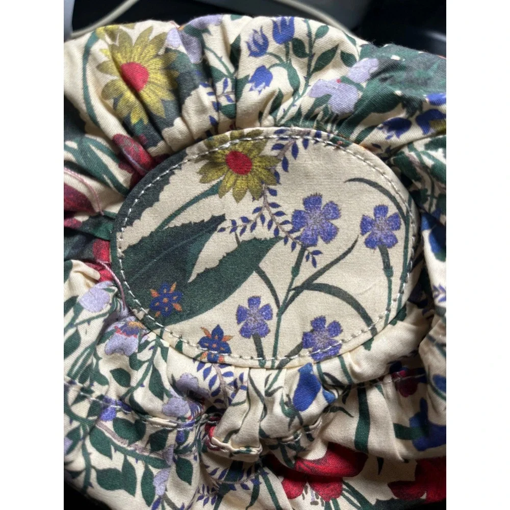 Gucci Beauty Jewelry Pouch Women OS Pink Floral Drawstring Travel Holder Pockets